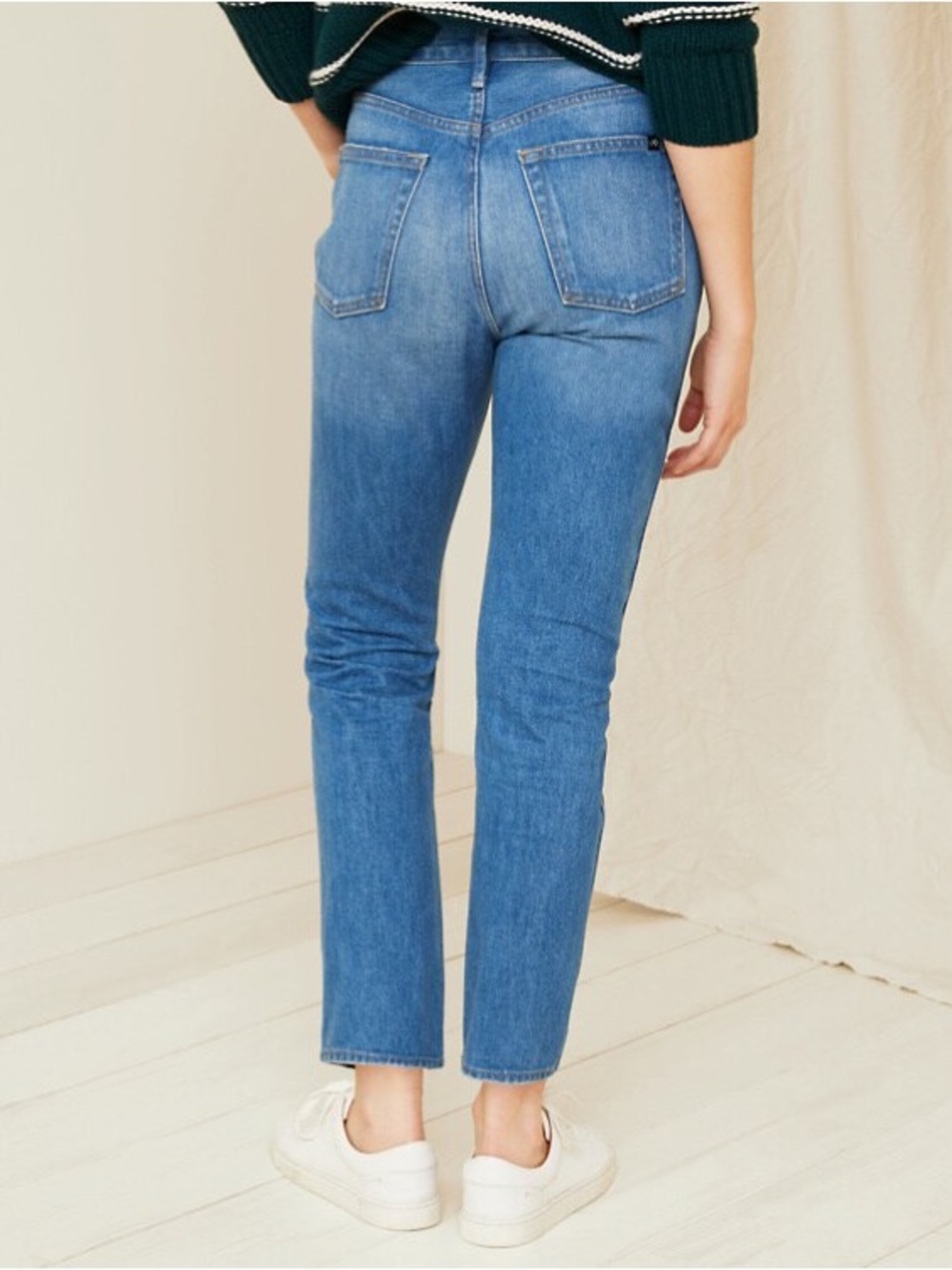NOEND DENIM Straight Leg Jeans Size 27 | Made in USA | 100% cotton